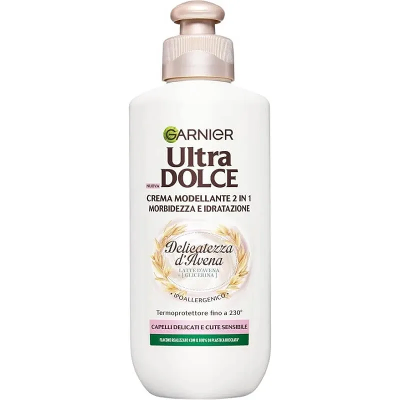 Cremă de modelare ultra blândă 2 în 1 - delicatețe din fulgi de ovăz pentru păr delicat și piele sensibilă 200 ml — preț și oferte