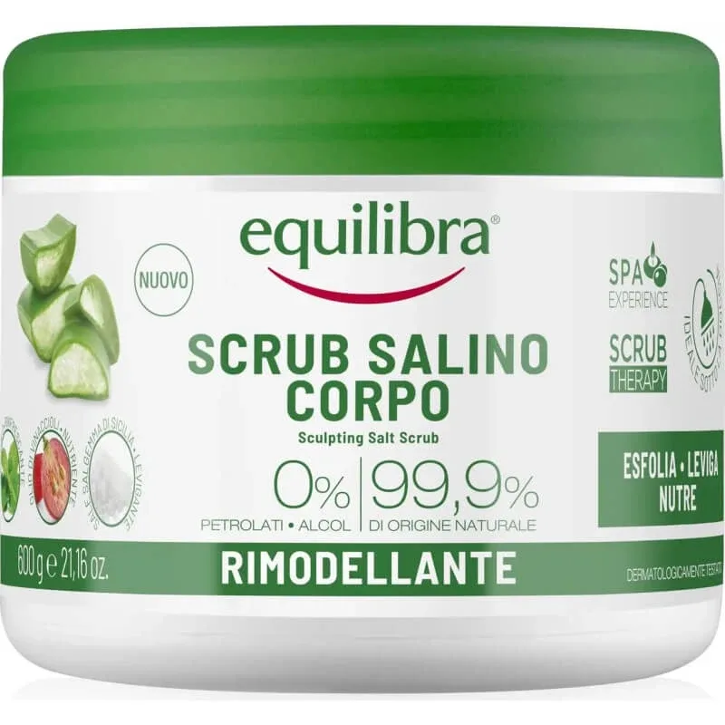 Equilibra exfoliant de corp remodelant cu sare 600 g — preț și oferte