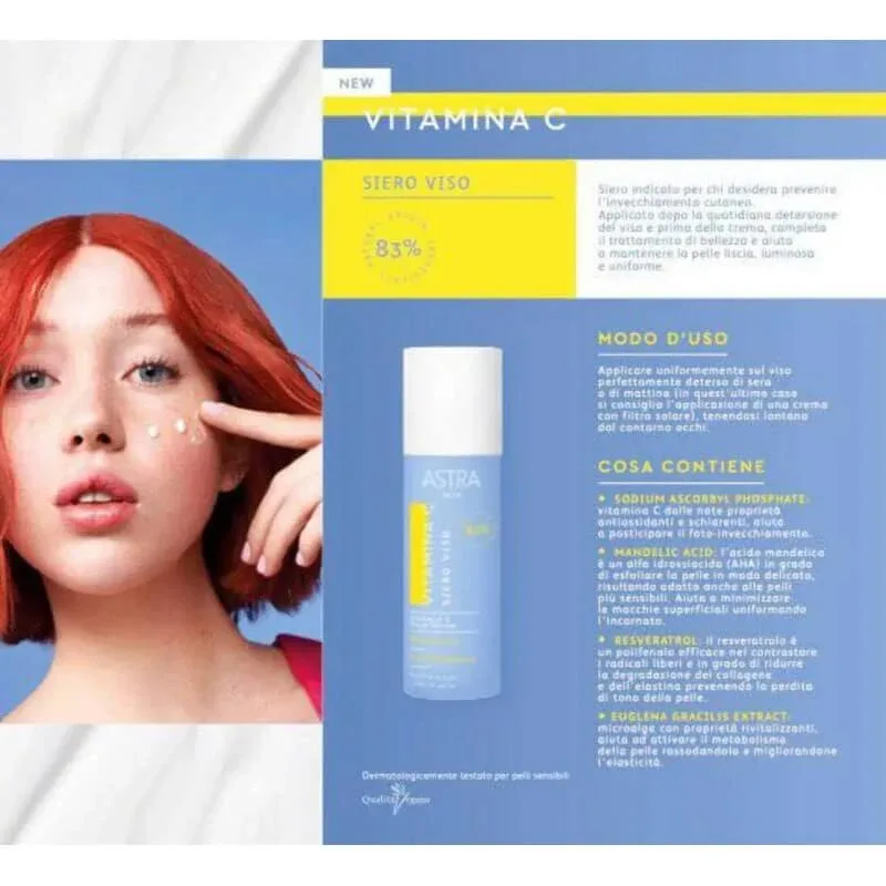 Astra ser anti-îmbătrânire cu vitamina C 30 ml — preț și oferte