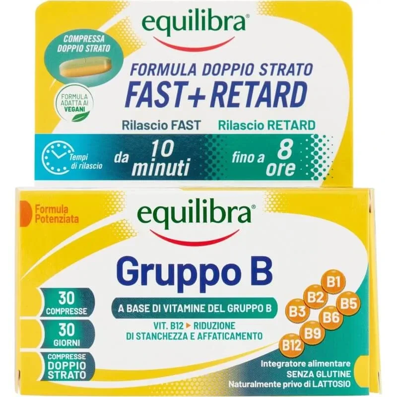 Equilibra grup b 30 comprimate - supliment de vitamine din grupul b — preț și oferte