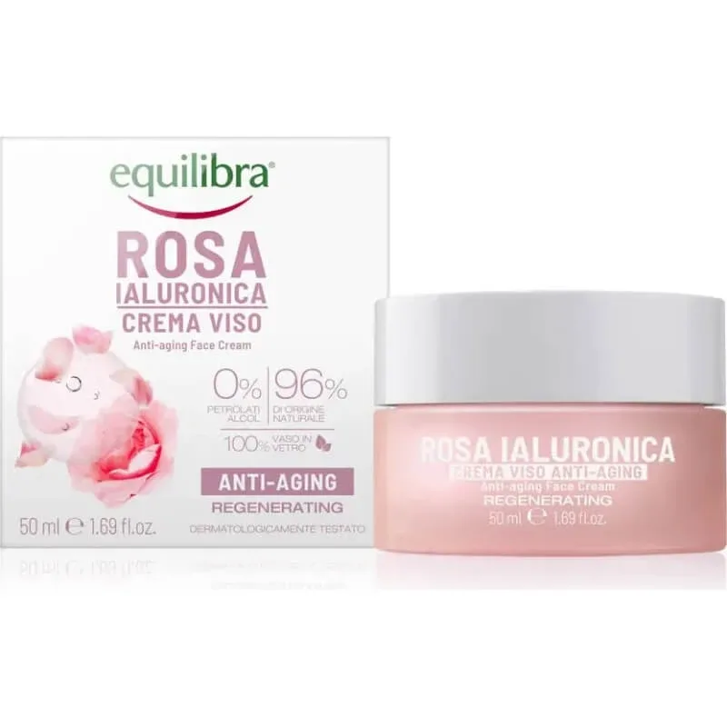 Equilibra Hyaluronic Rose - cremă de față anti-îmbătrânire 50 ml — preț și oferte