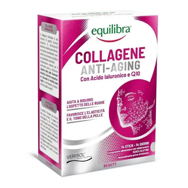 Equilibra colagen anti-îmbătrânire 14 sticks - supliment pentru piele — preț și oferte