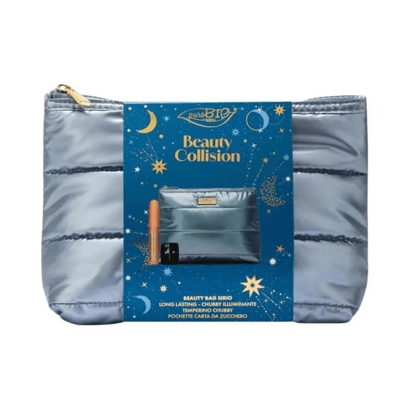 Puro bio beauty collision beauty bag sirio - creion iluminator chubby nr. 024l + ascuțitor dedicat + pochette — preț și oferte
