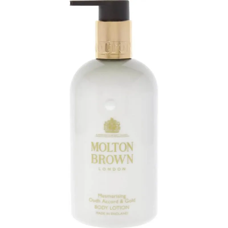 Molton brown Mesmerising oudh accord &amp; aur - loțiune de corp 300 ml — preț și oferte