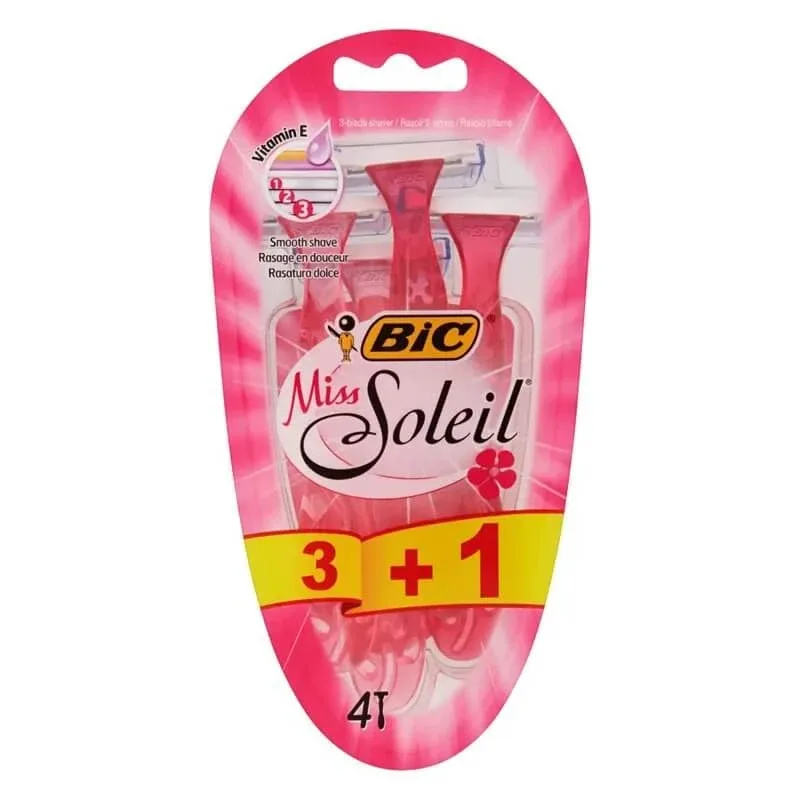 Bic Miss soleil - 4 aparate de ras cu 3 lame — preț și oferte