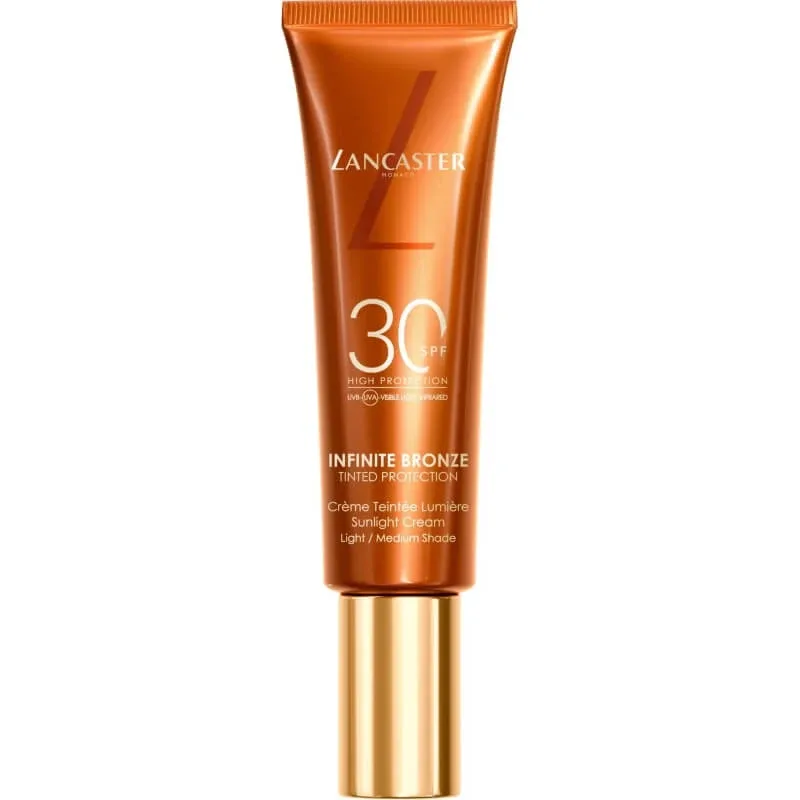 Lancaster Infinite bronze cremă de protecție solară colorată spf 30 - fond de ten cremă luminos - deschis/mediu — preț și oferte