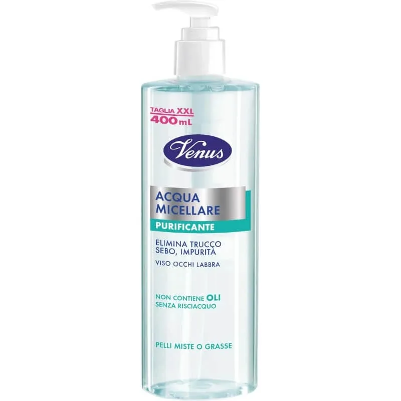 Apă micelară purificatoare Venus - demachiant pentru față, ochi și buze 400 ml — preț și oferte
