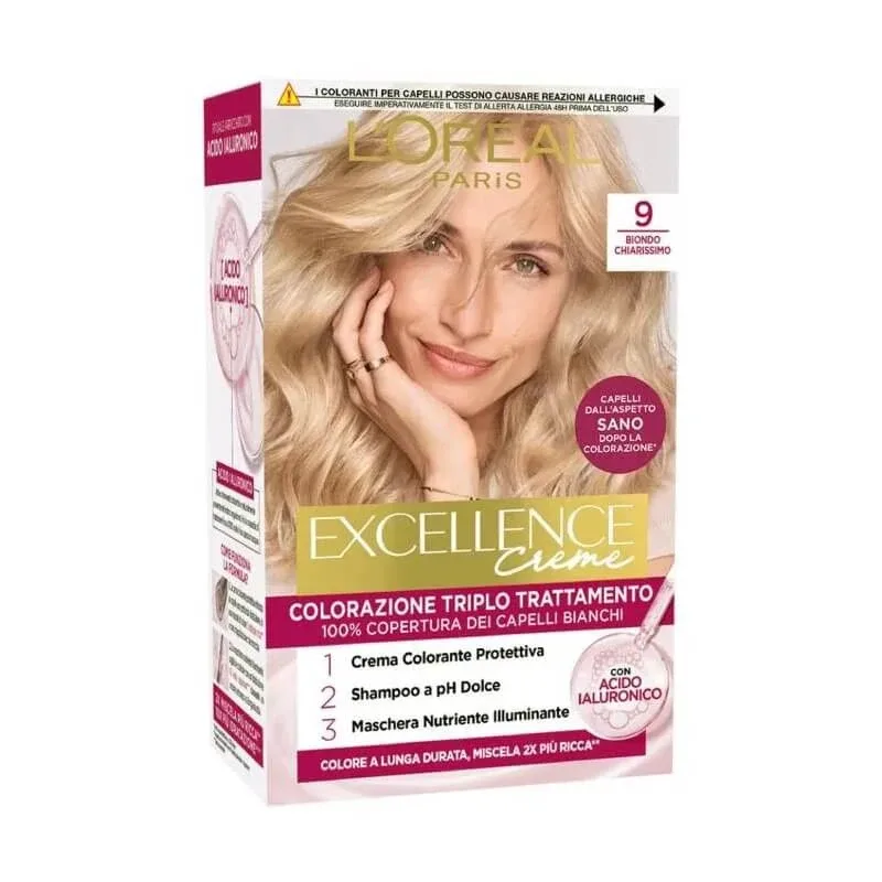 L'oreal paris Excellence creme - tratament colorant pentru păr nr. 9 blond deschis L'Oréal Paris — preț și oferte
