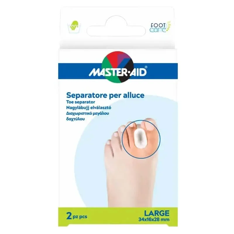 Master aid footcare - 2 separatoare de degete - mărimea l — preț și oferte