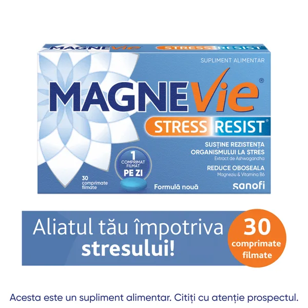 MagneVie Stress Resist, Sanofi | 30 comprimate — preț și oferte