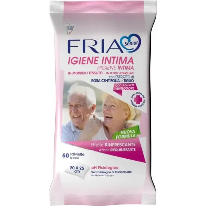 Fria Senior igienă intimă 60 de șervețele de echilibrare — preț și oferte