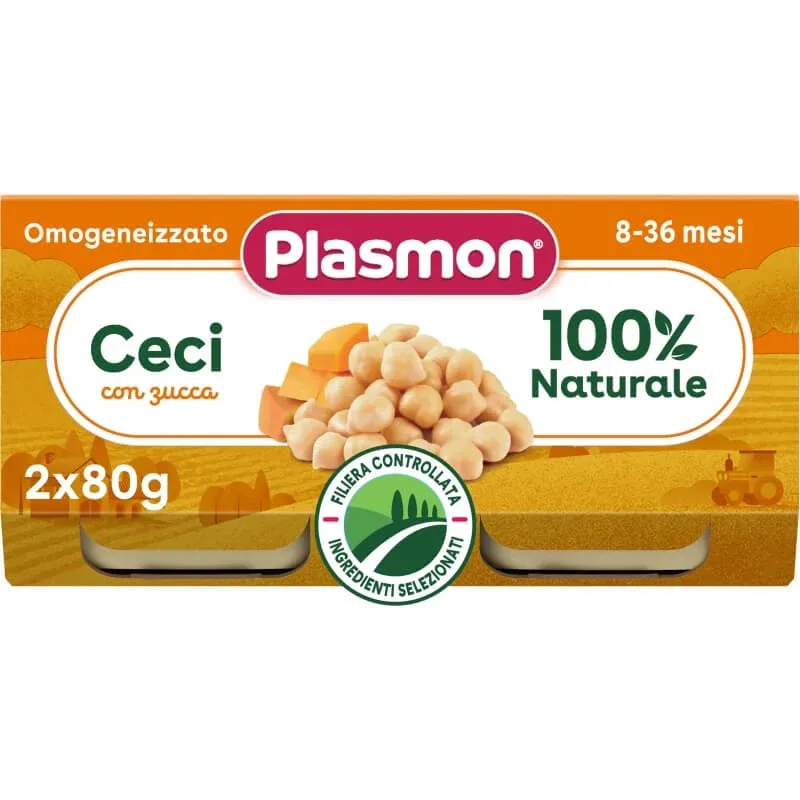 Plasmon omogenizat cu năut și dovleac 2x80 g — preț și oferte