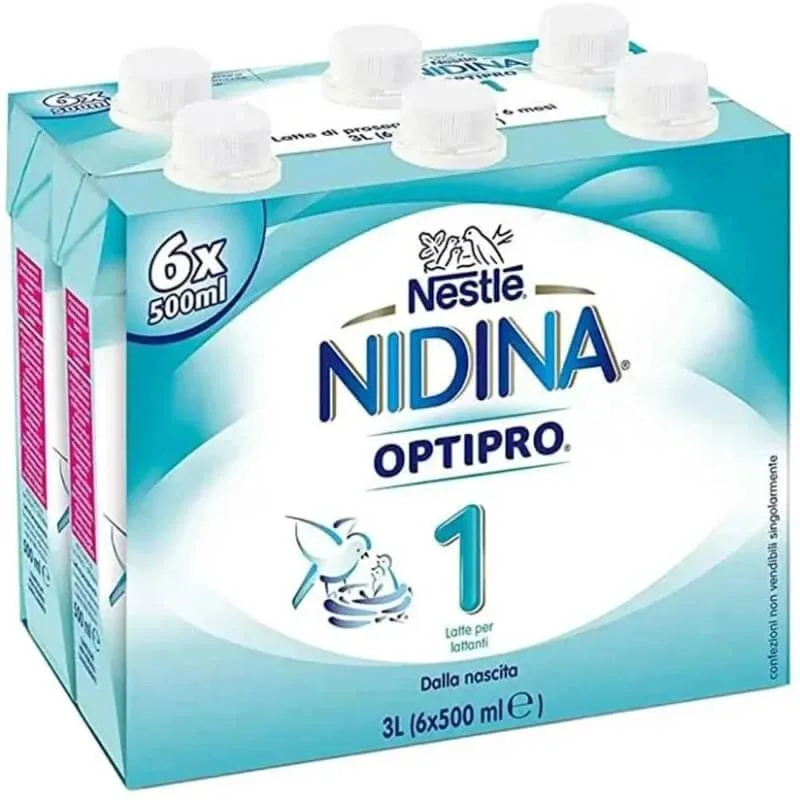 Nestle Nidina 1 optipro - lapte pentru sugari de la naștere 6 x 500 ml — preț și oferte