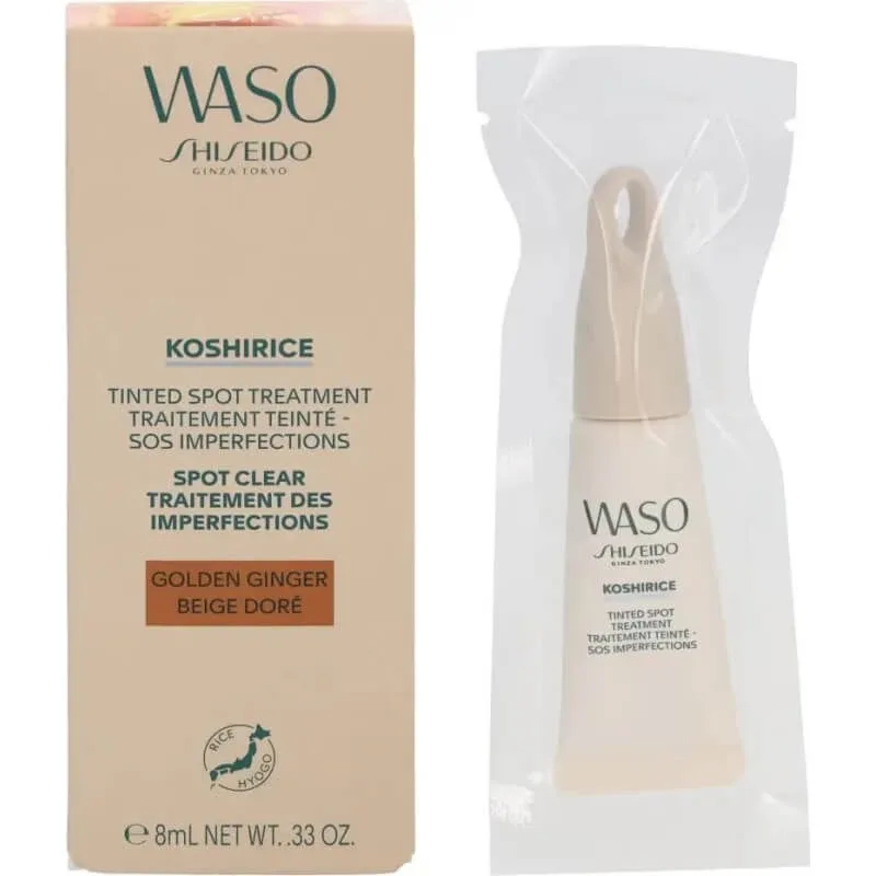 Shiseido Waso koshirice tinted spot treatment - corector de culoare ghimbir auriu 8 ml — preț și oferte