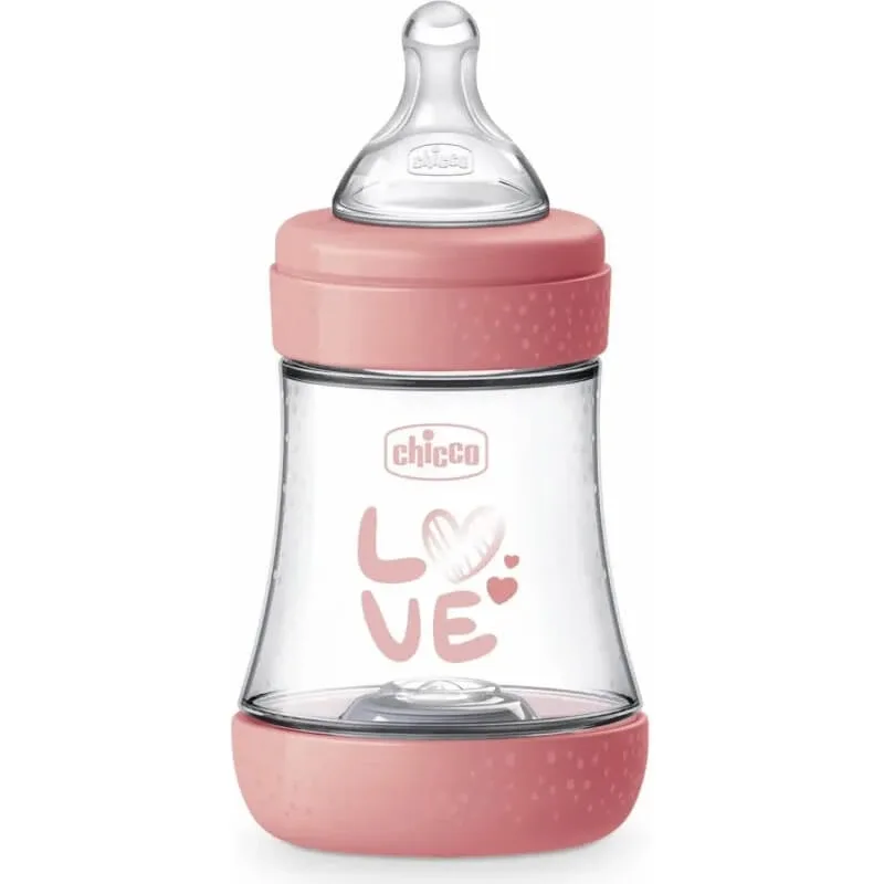 Chicco perfect 5 roz - biberon cu debit lent 150 ml — preț și oferte
