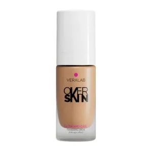 Veralab Overskin glow and care - fond de ten activ, strălucitor și hidratant nr. 09 nutty