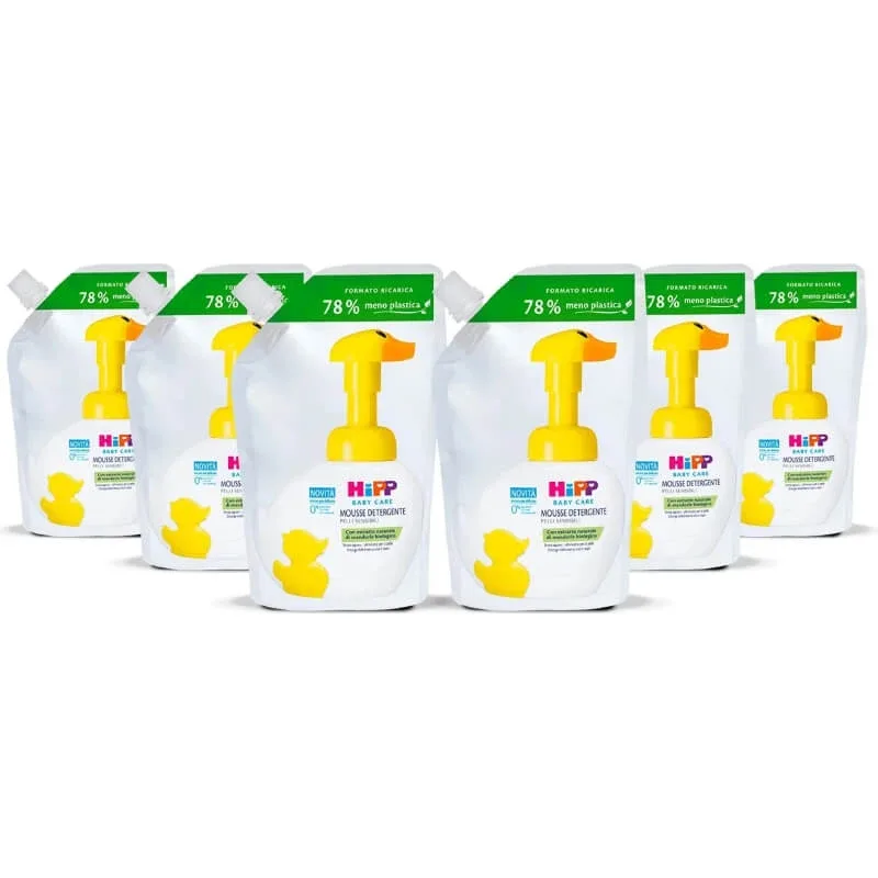 Mousse de curățare Hipp pentru piele sensibilă - 250 ml refill — preț și oferte