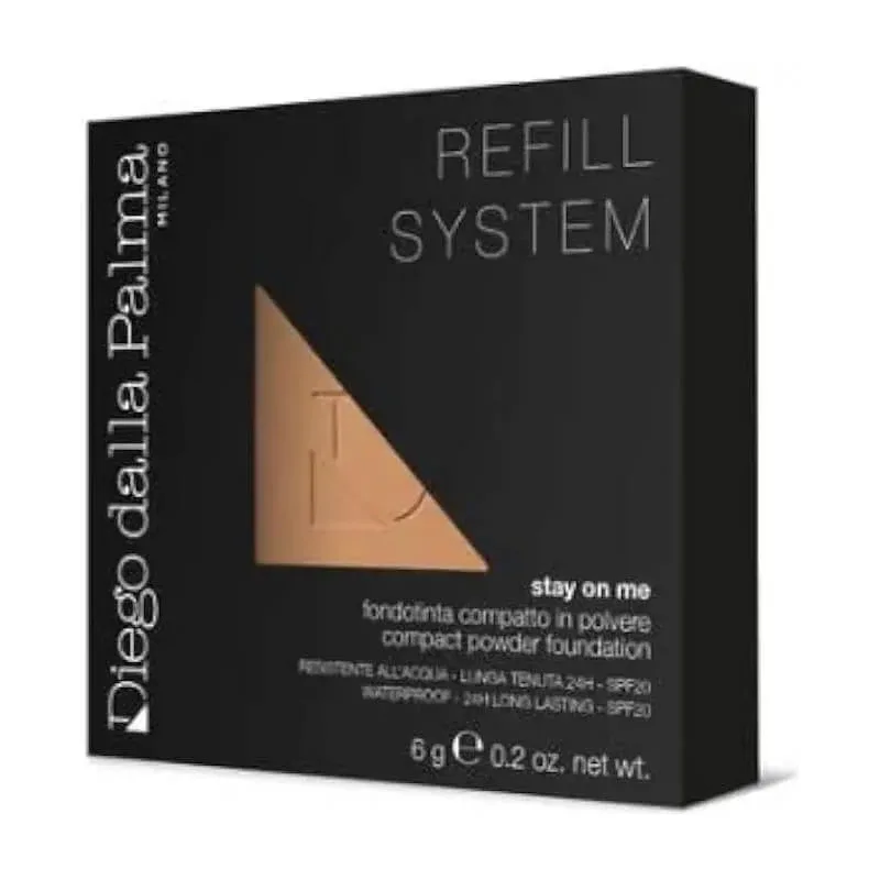 Diego dalla palma stay on me - fond de ten pudră spf 20 rezistent la apă - refill nr. 55 terracotta — preț și oferte