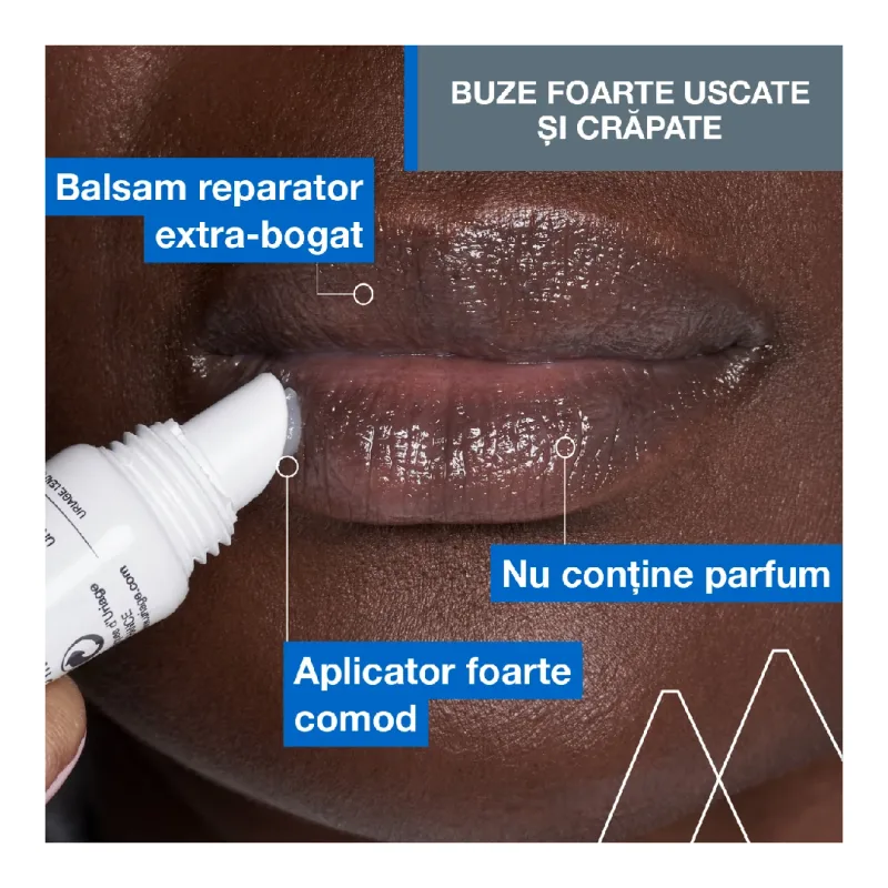 Balsam de buze reparator Bariederm Cica, 15ml, Uriage — preț și oferte