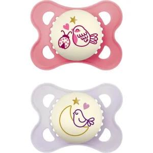 Mam Original 2-6m - 2 suzete din silicon - roz