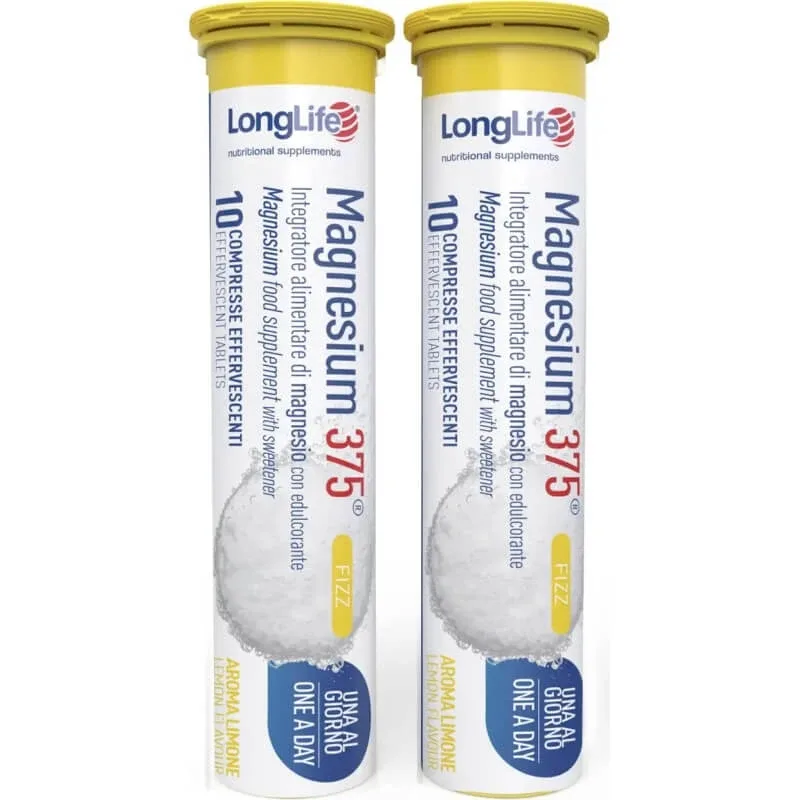 Longlife magneziu 375 fizz 20 comprimate - supliment de magneziu — preț și oferte