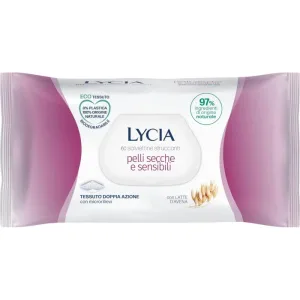 Lycia 60 șervețele de curățare pentru piele uscată și sensibilă