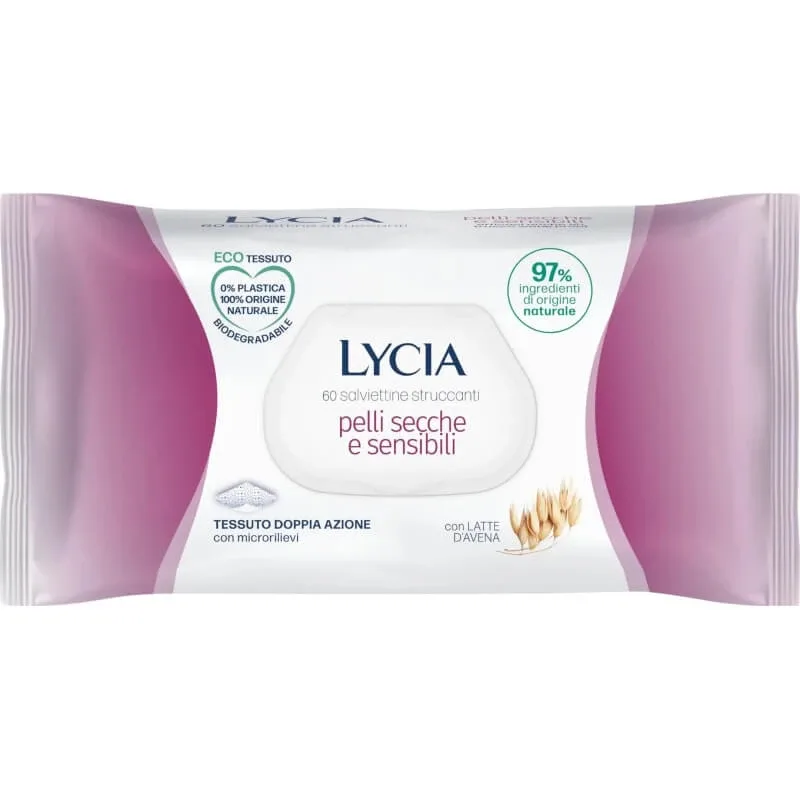 Lycia 60 șervețele de curățare pentru piele uscată și sensibilă — preț și oferte