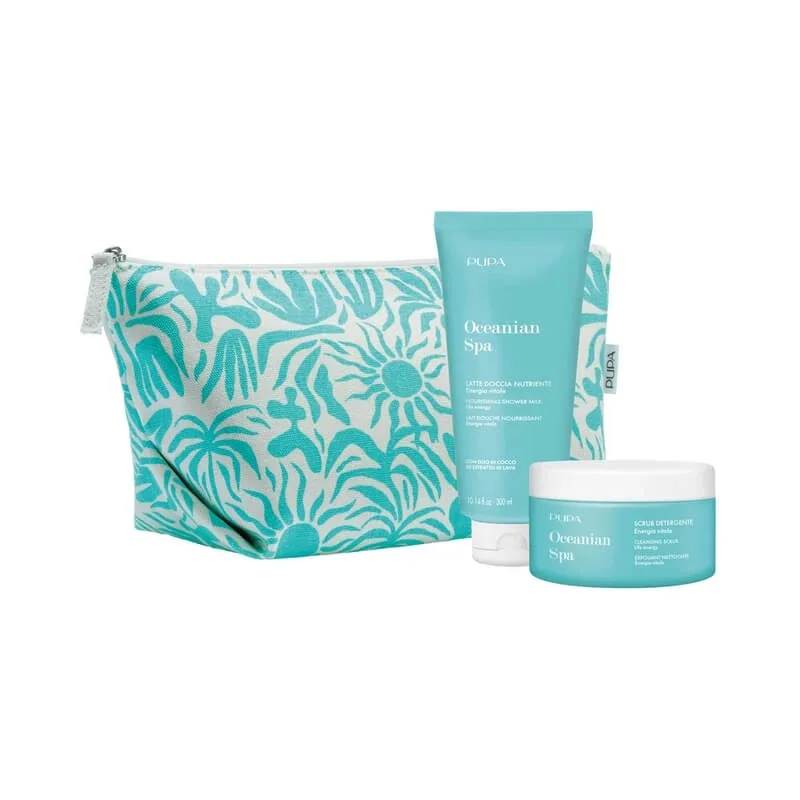 Pupa oceania spa - lapte de duș hrănitor 300 ml + lapte de duș exfoliant pentru corp 250 ml — preț și oferte