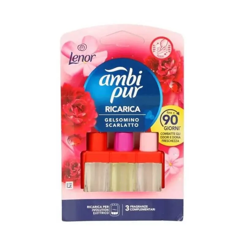 Ambi pur 3volution - reîncărcare difuzor electric iasomie scarlet 20 ml — preț și oferte