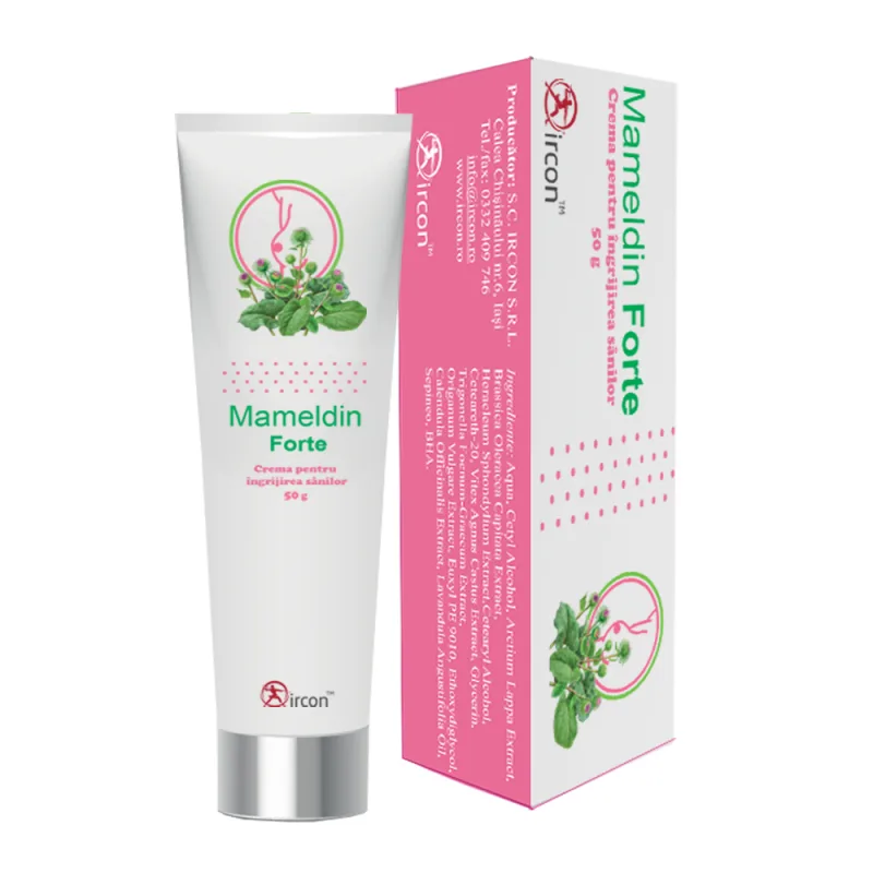 Mameldin Forte crema pentru ingrijirea sanilor, Ircon | 50 g — preț și oferte