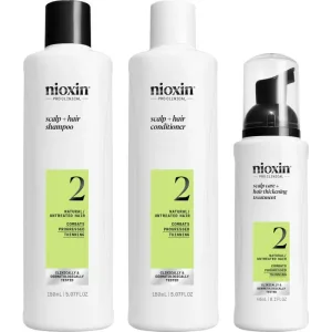 Kit Nioxin System 2 - șampon volumizator 300 ml + balsam 300 ml + tratament 100 ml