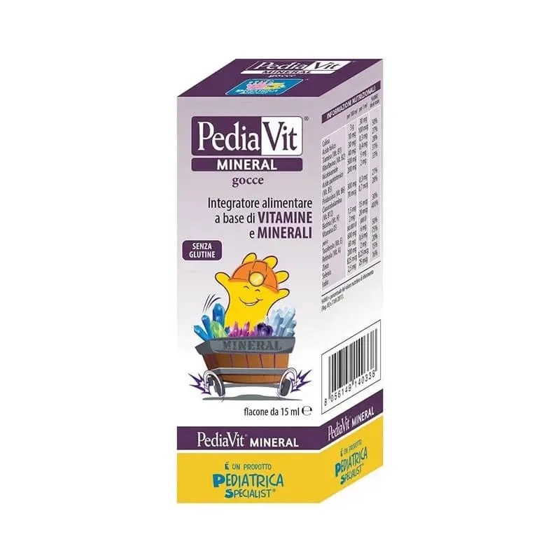 Pediavit mineral drops 15 ml - supliment de vitamine și minerale pentru copii — preț și oferte