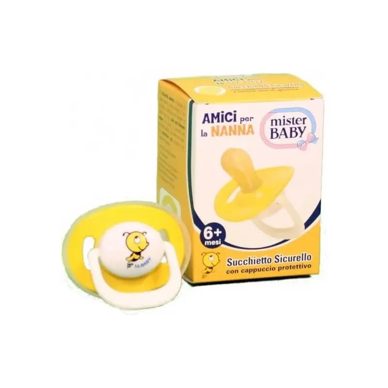 Mister baby Bedtime Friends - suzetă sigură cu capac de protecție 0-6 luni — preț și oferte
