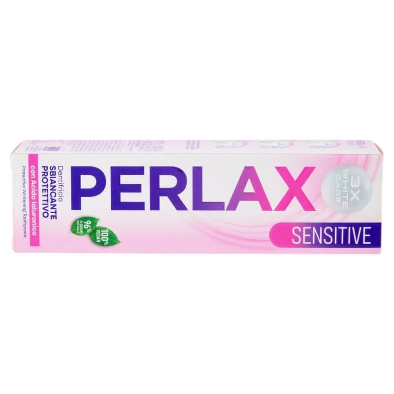 Perlax Sensitive - pastă de dinți remineralizantă protectoare de albire pentru dinți sensibili 75 ml — preț și oferte