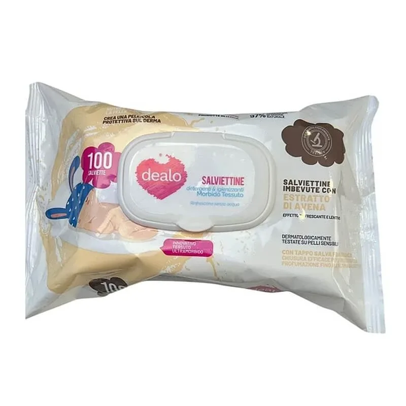 Dealo baby ultra oat - 100 de șervețele ușor înmuiate — preț și oferte