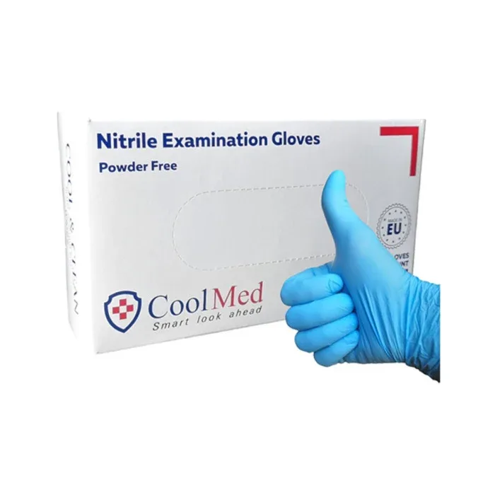 Manusi Examinare Nitril Cool Med, albastre XL, Top Glove | 100 buc. — preț și oferte