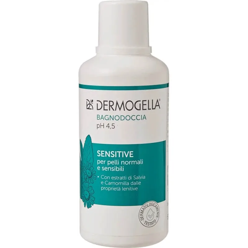 Dermogella Sensitive ph 4.5 - gel de duș pentru piele sensibilă 500 ml — preț și oferte