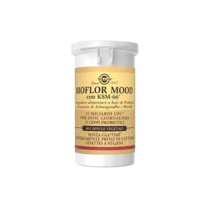 Solgar bioflor mood 60 capsule - supliment pentru echilibrul florei intestinale și bunăstarea mentală