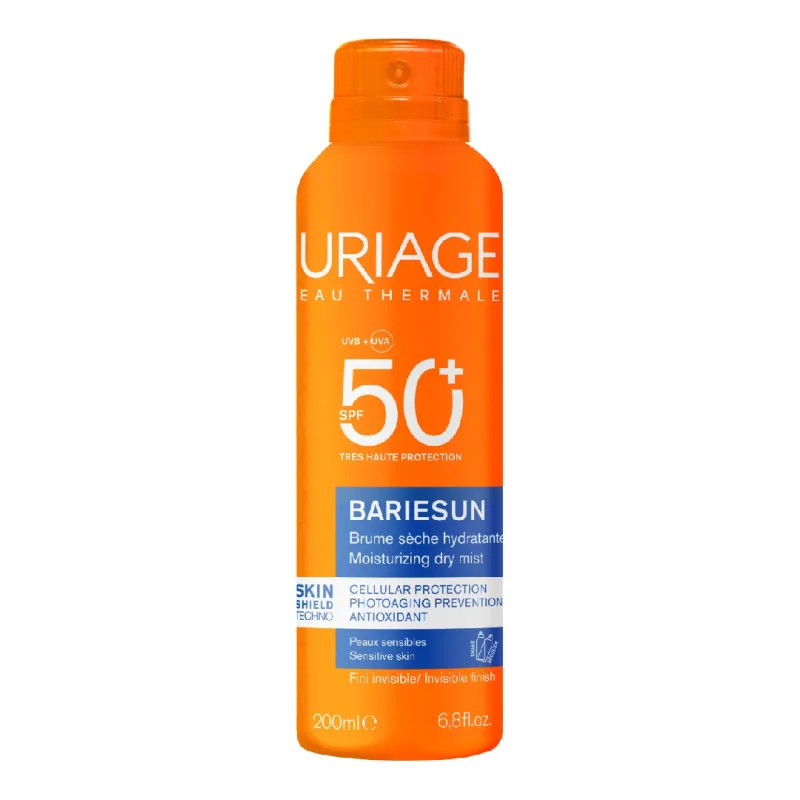 Spray uscat protectie solara SPF50 Bariesun, 200 ml, Uriage — preț și oferte