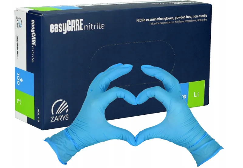 Manusi Nitril Easy Care, marimea L, Zarys | 100 buc. — preț și oferte