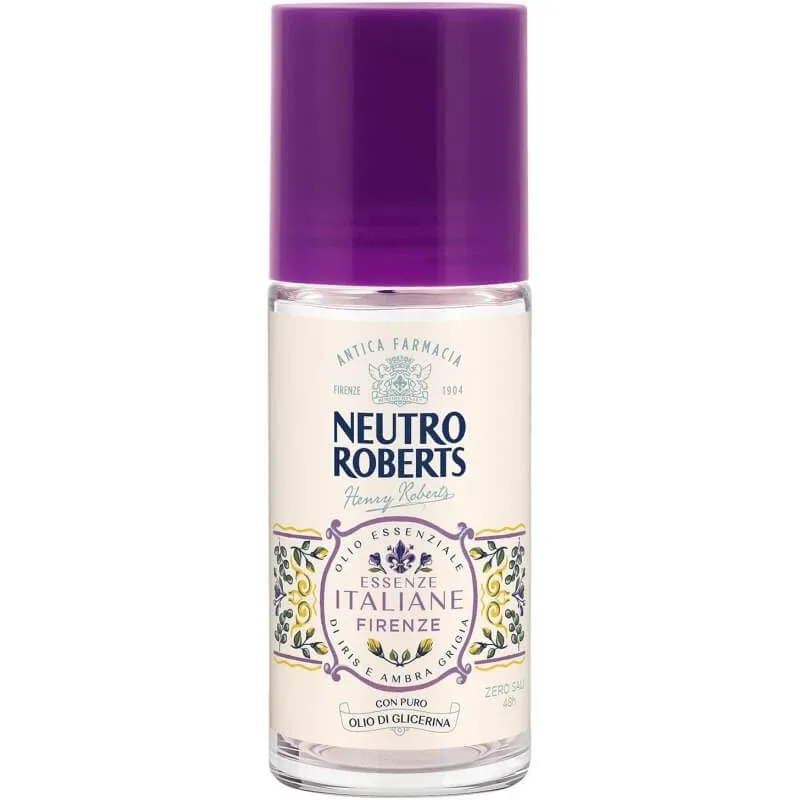 Neutral roberts Ulei esențial de iris și ambergris - deodorant roll-on, protecție 48h, fără săruri de aluminiu 50 ml — preț și oferte
