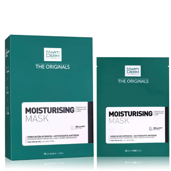 Masca anti-age hidratanta cu acid hialuronic si coenzima Q10 The Originals, Martiderm | 10 buc — preț și oferte
