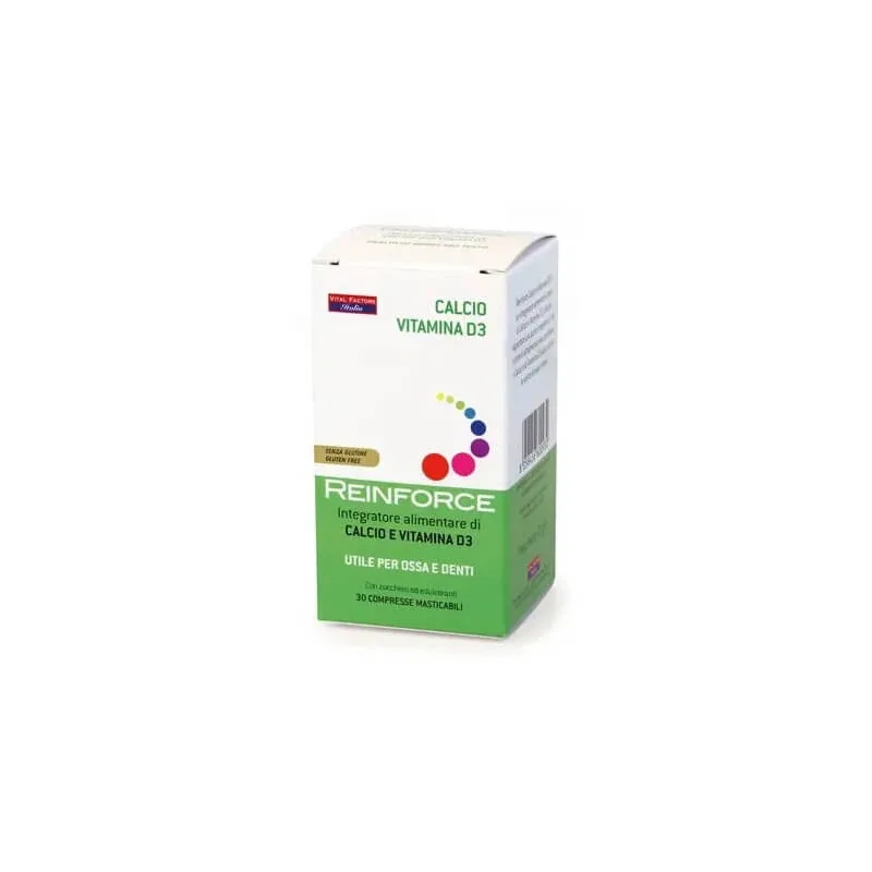 Reinforce calciu și vitamina d3 - supliment pentru oase și dinți 30 comprimate — preț și oferte