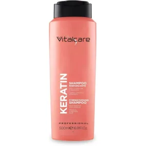 Vitalcare Keratin - șampon de întărire și regenerare pentru păr fragil și stresat 500 ml