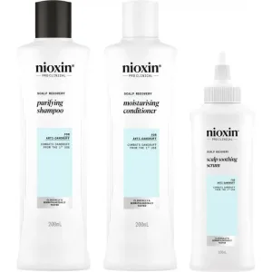 Kit de recuperare a scalpului Nioxin - șampon anti-mătreață 200 ml + balsam 200 ml + ser 100 ml