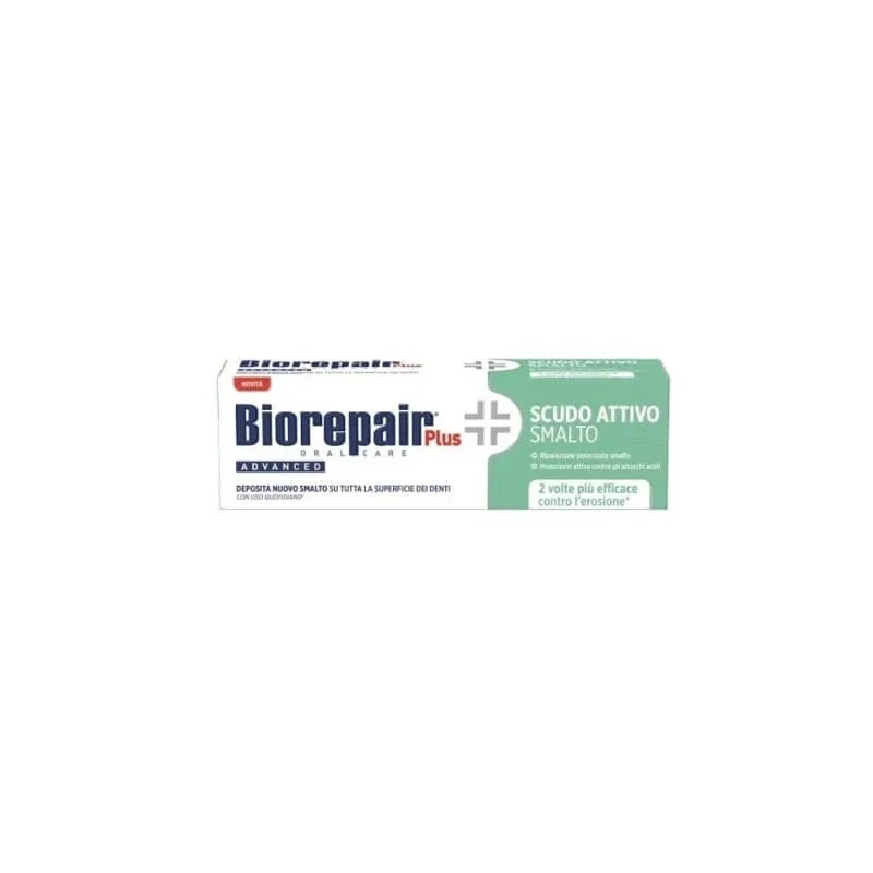 Biorepair plus scut activ avansat pentru smalț - pastă de dinți reparatoare 75 ml — preț și oferte