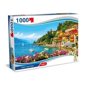 Teorema Puzzle Italia - Lacul Como 1000 piese 70x50 cm