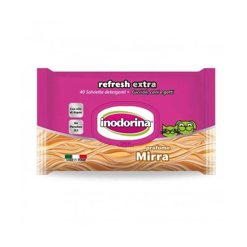 Inodorina Refresh Extra Myrrh Șervețele de curățare 40 șervețele — preț și oferte