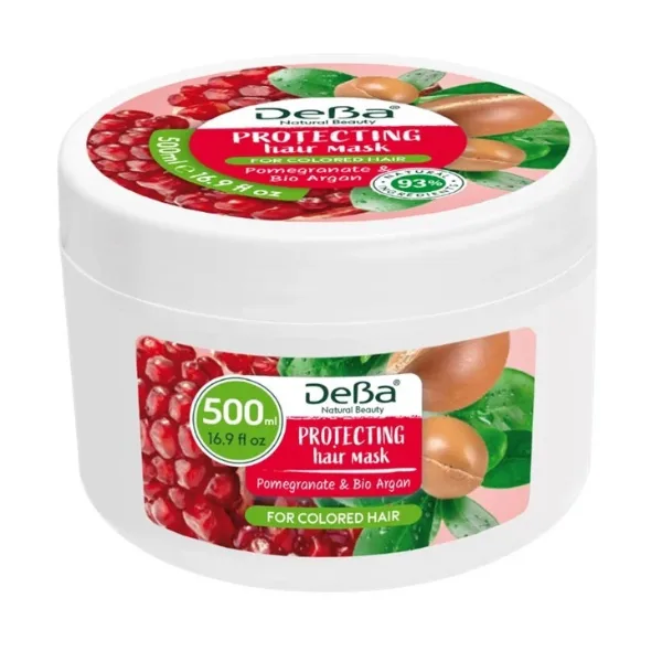 Masca de par pentru par vopsit DEBA Natural Beauty, Rubella | 500 ml RUBELLA INFINITY — preț și oferte