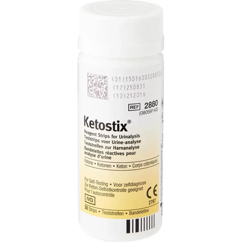 Ketostix ketonuria - 50 de benzi de testare — preț și oferte